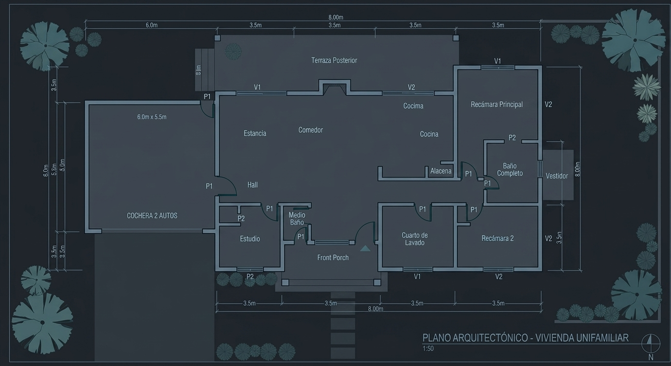 Plano de la casa